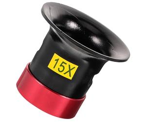 Générique Loupe Frontale Grossissante 15x pour Réparation de Montres, Verre Optique de Précision, Outil Mains Dégagées Monture Métallique, pour Bijoux et Travaux Minutieux