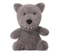 Générique Louveteau en Peluche pour | Jouet Enfant Loup | Oreiller Doux 25 cm Décoration Chambre Cadeaux Anniversaire Saint-Valentin Jouet Enfant