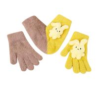 Générique Love Connection Gloves - Cold Weather Accessory for Pairs | Fleece with Interactive Fingertips, Playful Style, Stretchable Fit for Outdoor Adventures Evening Walks City Trips Snowy Days