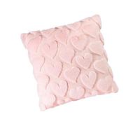 Générique Love Throw Pillow Case - 17.72 inch Pink Love Pillow | Tufted Loves Decor - Romantic Decorative Soft Pink Tufted Cushion Cover for Sofa, Bed Or Home Valentine Gift Use for Couples