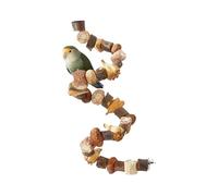 Générique Lovebird Toys - Wooden Bird Chew Toy for Beak Grinding & Gum Health | Teether for Cockatiels, Parakeets & Cage Decoration