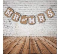 Générique Lovely Banner Wedding Decor Mr et Mrs Eco-Friendly et Pratique Pratique et définition