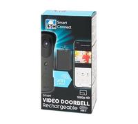 Générique LSC Caméra Sonnette sans Fil avec Audio Bidirectionnel, Vidéo HD 1080P, Vision Nocturne Et Carillon, Sonnette Vidéo Distance sans Fil Intelligente Sonnette Visuelle Intelligente