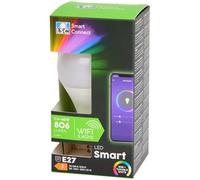 Générique LSC Smart Connect - Ampoule LED Connectée E27 (Culot à Vis), WiFi 2.4GHz, RGB Multicolore et Dimmable via App, Très Lumineuse 806lm (9W), Compatible Alexa & Google Home*, Sans Hub Requis