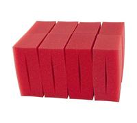 Générique LTWHOME Compatible en Mousse Convient pour Oase Biotec Screenmatic 18 & 36 Remplacement Etang Moyen Rouge Mousseux Filtre Éponge (Paquet de 8)