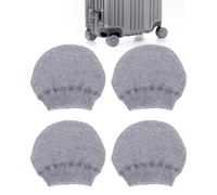 Générique Luggage Wheel Protector Covers - Suitcase Roller Guards for Smooth Travel | Flexible Silicone Shield with Noise Reducing Grip, Anti Scratch Wrap Set for Carry on Business Vacation