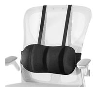 Générique Lumbar Cushion - Polyester Sponge 40cm, Back Support Pillow, Adjustable Lumbar Support | Ergonomic Spine Alignment, Non Slip Base, Office Chair Supports for Home, Car, Wheelchair, Travel