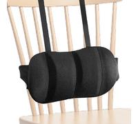 Générique Lumbar Cushion - Polyester Sponge 40x19x7.6cm | Height Adjustable Ergonomic Back Rest Lumbar Support Pillow for Office Chair | for Home Office Dorm Chair Car Seat Driving Travel Comfort