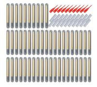 Générique Lumière De Canne À Pêche - Alarme De Morsure Étanche avec LED, Bâtons Lumineux avec Boucle pour Pêche Nuit - Bâtonnets Fluorescents Verts Brillants pour Pointe Canne À
