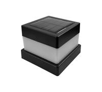 Générique Lumière De Poteau Avec Couvercle - Éclairage Blanc Chaud Et Blanc Froid | Lampe De Poteau Solaire Pour Patio Extérieur - Pour Route Portail Jardin Balcon Allée Camping Terrasse Piscine