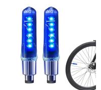 Générique Lumière De Valve De Bicyclette 2 Pièces Lampe Colorée À Détection