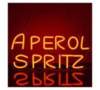 Générique lumière décorative APEROL SPRITZ pour enseigne néon Cocktail Ad Light LED rouge 42cmx20cm