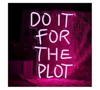 Générique lumière décorative Décoration lumineuse au néon Do It for The Plot pour enseigne au néon LED à intensité variable