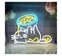 Générique lumière décorative Pour lampe néon Ramen Noodles pour enseigne pour bol de nouilles à intensité variable 29 cm × 38