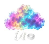 Générique Lumières LED Cloud Pour Plafond - Lampe USB Thundercloud, Décoration D'éclairage Dynamique, Kit 3D, Visuels De Synchronisation Musicale | Lumière D'ambiance Créative Multicolore DIY Pour La