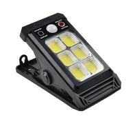 Générique Lumières Solaires De Jardin,Éclairage LED À Clip Étanche - Lampes Solaires avec Clip pour Extérieur,Pour Allée Cours Arrière-Cour Chemin Terrasse Balcon Aménagement Paysager Porche Patio