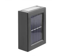 Générique Lumières Solaires Pour Clôture En Extérieur - Éclairage De Clôture Étanche Haut Bas - Lampe Mural Décorative - Pour Noël, Fêtes, Cour, Jardin, Terrasse, Arrière-Cour, Rue,