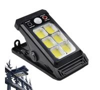 Générique Lumières Solaires Pour L'Extérieur,Décoratives Étanches | Lumières Solaires Extérieures à Clip avec Détecteur de Mouvement - Allée Cour Chemin Terrasse Balcon Porche Patio