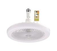 Générique Luminaire Plafonnier Avec Ventilateur,Éclairage De Plafond Avec Ventilateur Pour Chambre | Accessoires de Refroidissement avec Télécommande et 3 Vitesses Réglables pour Salon et