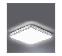 Générique Luminaire Plafonnier LED Plafonnier LED carré for chambre à coucher, éclairage blanc neutre, lumière chaude et froide, idéal for un salon(Natural White,18W)