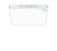 Générique Luminaire Plafonnier LED Plafonnier LED Magnétique Rechargeable 8W Avec Détecteur De Mouvement Et Télécommande, Batterie 5000mAh For Douche Garage Couloir(Square Ceiling Light,8W)
