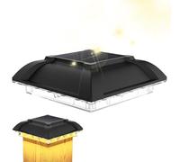 Générique Luminaires Solaires Pour Poteaux - Lumières Solaires Carrées pour Clôture - Lampes Exterieures Etanches Pour Patio Jardin Porte D'entree Maison 800mAh