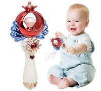 Générique lumineuse - magique, accessoire de fête d'anniversaire de princesse, lumières LED colorées et effets sonores, outil de jeu interactif, conception légère et durable, facile à tenir |