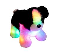 Générique Lumineuse pour Chien - Chiot Figurine Lumineuse 25x15x10cm, Oreiller en Doux Design 250g | Éclairage Doux Fonction Compagnon Confort Aide Au Sommeil Apaisant Structure