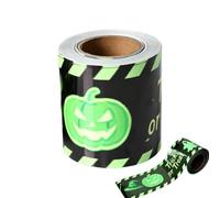 Générique Luminous Halloween Warning Tape Creepy Safety Marking Decor Roll