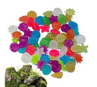 Générique Luminous Landscaping Rocks, Glowing Resin Pebbles, Waterproof Stones with Radiant Finish, Colorful Decorative Kit, Vibrant Style with Nighttime Effect, Pathway Decor for Backyard Garden