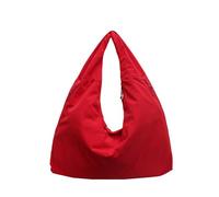 Générique Luna Lush Bag, Maison Ginza Handbags, Slouchy Tote Bags Men Women Large Nylon Shoulder Bags for Travel Commute (Red)