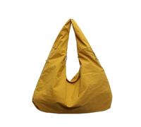 Générique Luna Lush Bag, Maison Ginza Handbags, Slouchy Tote Bags Men Women Large Nylon Shoulder Bags for Travel Commute (Yellow)