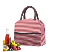 Générique Lunch Bag - With Mesh Pocket Insulated Storage, 9.06x6.3x7.87 Inches Womens Lunch Bags Box Containers | For Kids Adults Office School Camping Outdoor Picnic Beach Food Snack Fruit Drink