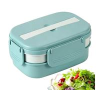 Générique Lunch Box - 3 Layer Leakproof Microwave Safe Food Storage Container, 8.46×5.71x3.94 Inches Stackable Lunch Box for Office Work Travel Camping Picnic Dining Out Men Women Meal Prep Use