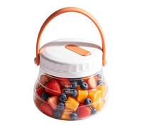 Générique Lunch Box -800ml Food Container | Food Storage,Foldable Leak Proof Airtight Lunch Box Portable Storage With Lid Handle For Kitchen Travel Picnic Hiking Refrigerator Fruit SaladStorage
