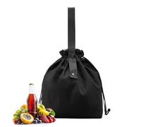 Générique Lunch Box Bag, Insulated Food Carrier, Canvas Meal Tote, Handled Storage Container, Front Pocket Organizer for Convenient Packing in Students Teachers Teens Women Men Kids Daily Routine