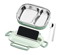 Générique Lunch Box Containers For Adults - Stainless Steel Insulated School Lunch Box | Outdoor Container | Kitchen Dining Supplies For Sports Summer Picnic Sea Outdoor Travel Camping