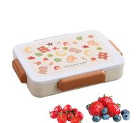 Générique Lunch Box, Kids Container, 5 Compartment Leak Proof Snackle 9.84x7.48x1.97 Inches for Travel, School, Work, Summer Beach, Picnic, Sports, Commuting, Long Drive, Kitchen Tableware, Teens