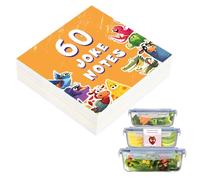 Générique Lunch Box Notes - 60 Sheet Motivational Cards, Kids Lunches School Joke Notes | Positive Uplifting Encouragement Message Cards, Daily Affirmation Nots For Boys Girls Kindergarten Classroom