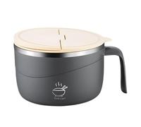 Générique Lunch Box - Stainless Steel 1200ml | Large Capacity Portable Food Container | Leakproof Lunch Box For Breakfast Camping Travel Hiking Home Office School Gathering Meal Prep