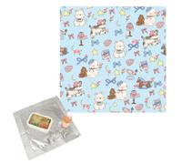 Générique Lunch Cloth for Wrapping Aluminum Foil Lining 19.68 Inch Foldable
