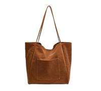 Générique Lunch Isotherme Pour Hommes Leather Handbag Work Bag Purse Portefeuille Mode Pour Hommes (Brown, One Size)
