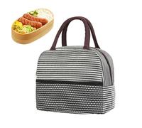 Générique Lunch Tote - Insulated 23x16x20cm 120g | Lunch Bag With Mesh Pocket, Portable Food Storage Tote For Hot Cold Meals | For Work School Travel Outdoor Picnic Use