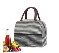 Générique Lunch Tote - Insulated Storage Bag with Mesh Pocket | Fashion Lunch Box Container for Kids Adults, Office School Camping Outdoor Picnic Beach Food Snack Fruit Drink Carrier