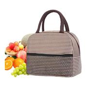 Générique Lunch Tote - Insulated Storage Bag with Mesh Pocket | Fashion Lunch Box Container for Kids Adults, Office School Camping Outdoor Picnic Beach Food Snack Fruit Drink Carrier