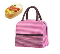 Générique Lunch Tote - Insulated Storage Bag with Mesh Pocket | Fashion Lunch Box Container for Kids Adults, Office School Camping Outdoor Picnic Beach Food Snack Fruit Drink Carrier