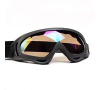 Générique Lunette Moto Cross,Masque Moto Cross Équipements de protection for moto Casque cross flexible Masque facial Lunettes motocross VTT Dirt Bike UTV Équipement(Colorful)