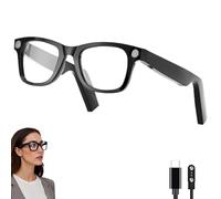 Générique Lunettes connectées avec caméra, Lunettes 4K pour Hommes/Femmes, Lunettes connectées IA avec Enregistrement Audio et vidéo et traducteur (Anti-Blue Light)