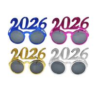 Générique Lunettes De La Nouvelle Année 2026,Accessoires Pour Les Lunettes - Accessoire Cosplay 2026 - pour Fête, Nouvel An, Bureau, Rassemblement, Film, Cosplay, Photographie, Adultes