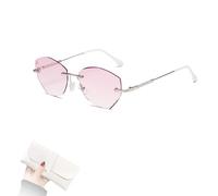Générique Lunettes De Lecture Carrées pour Femmes Lunette Anti-Lumière Bleue avec Charnières À Ressort pour Ordinateur Etui Inclus(Argent,2.5)